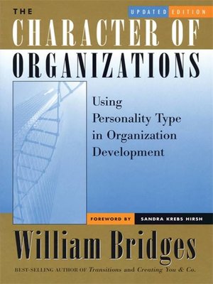 cover image of The Character of Organizations